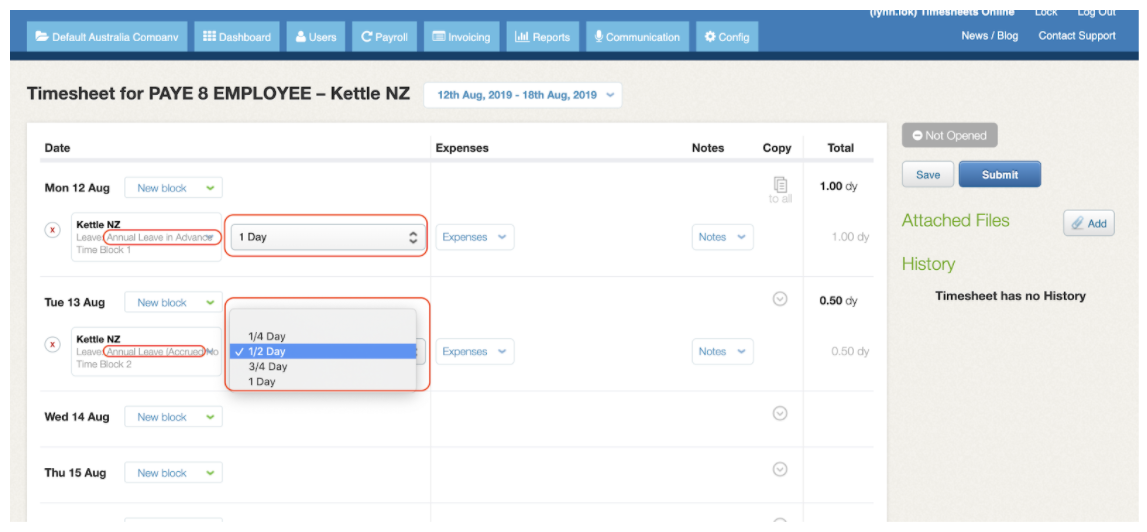 Submit Leave Requests As An Administrator NZ Astute Payroll Help 